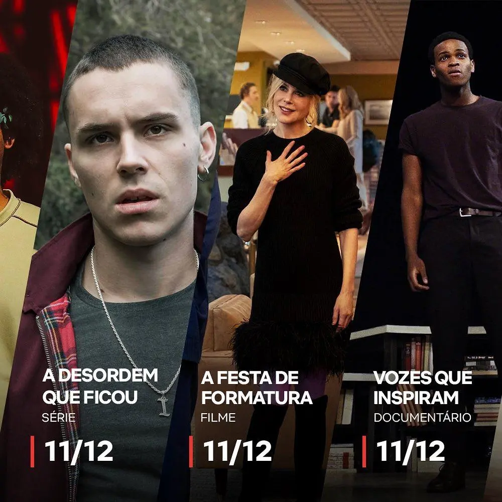 Imagem mostra programação de dezembro da Netflix