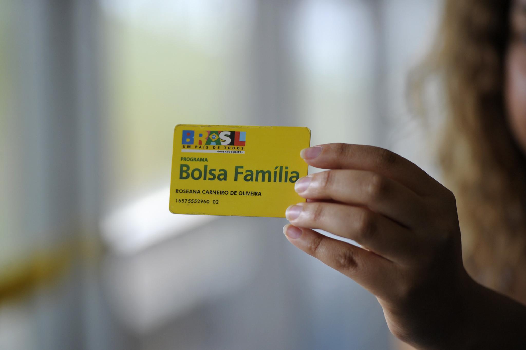 Cartão Bolsa Família.