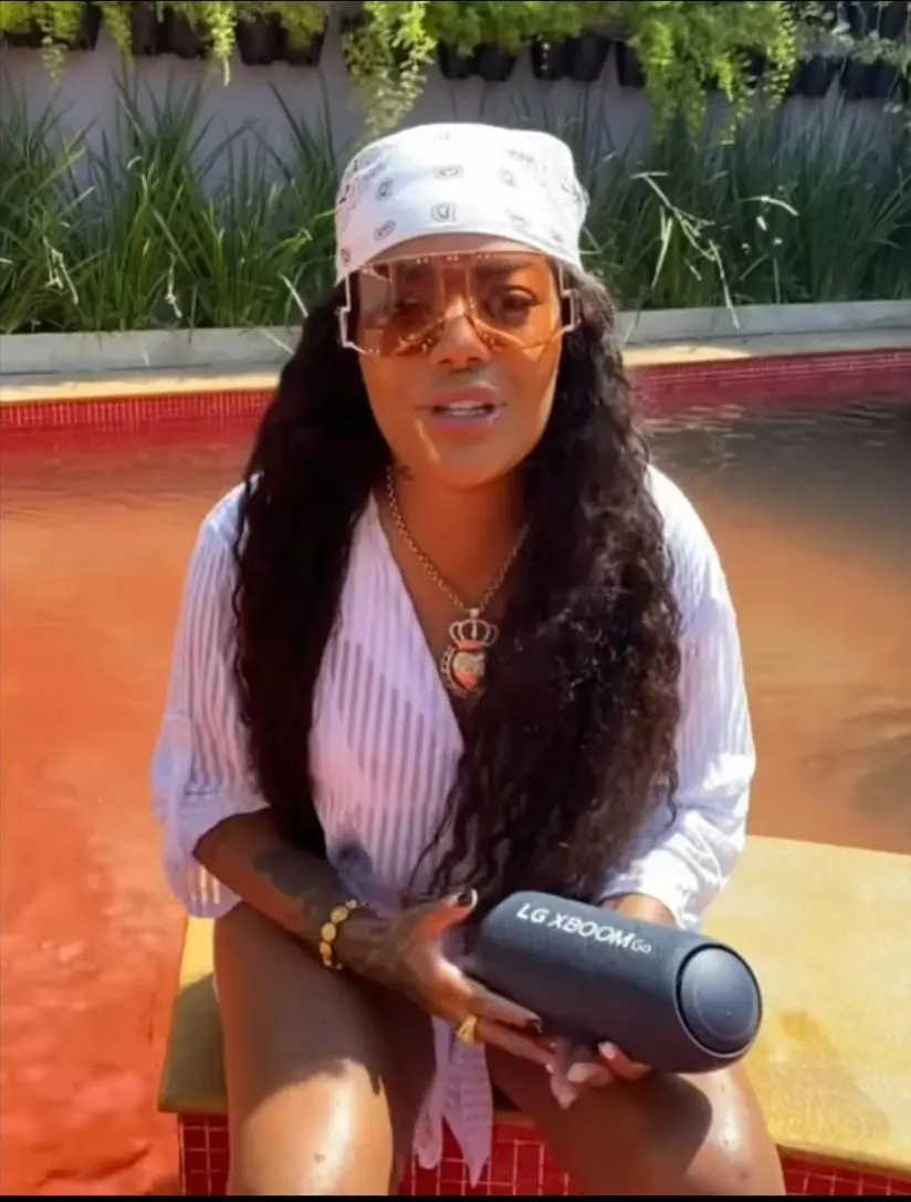 Imagem mostra piscina da Ludmilla