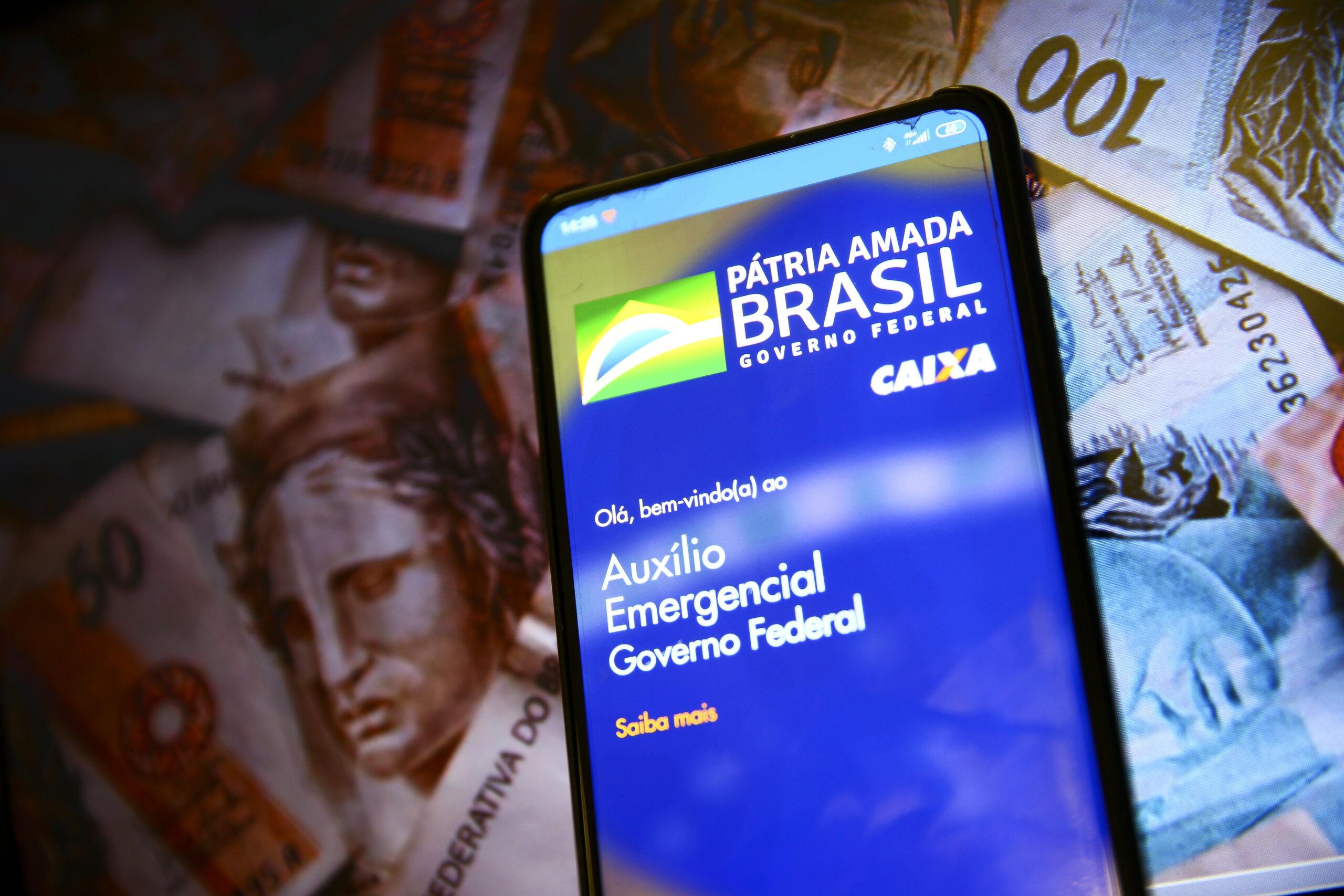 Aplicativo auxílio emergencial do Governo Federal.