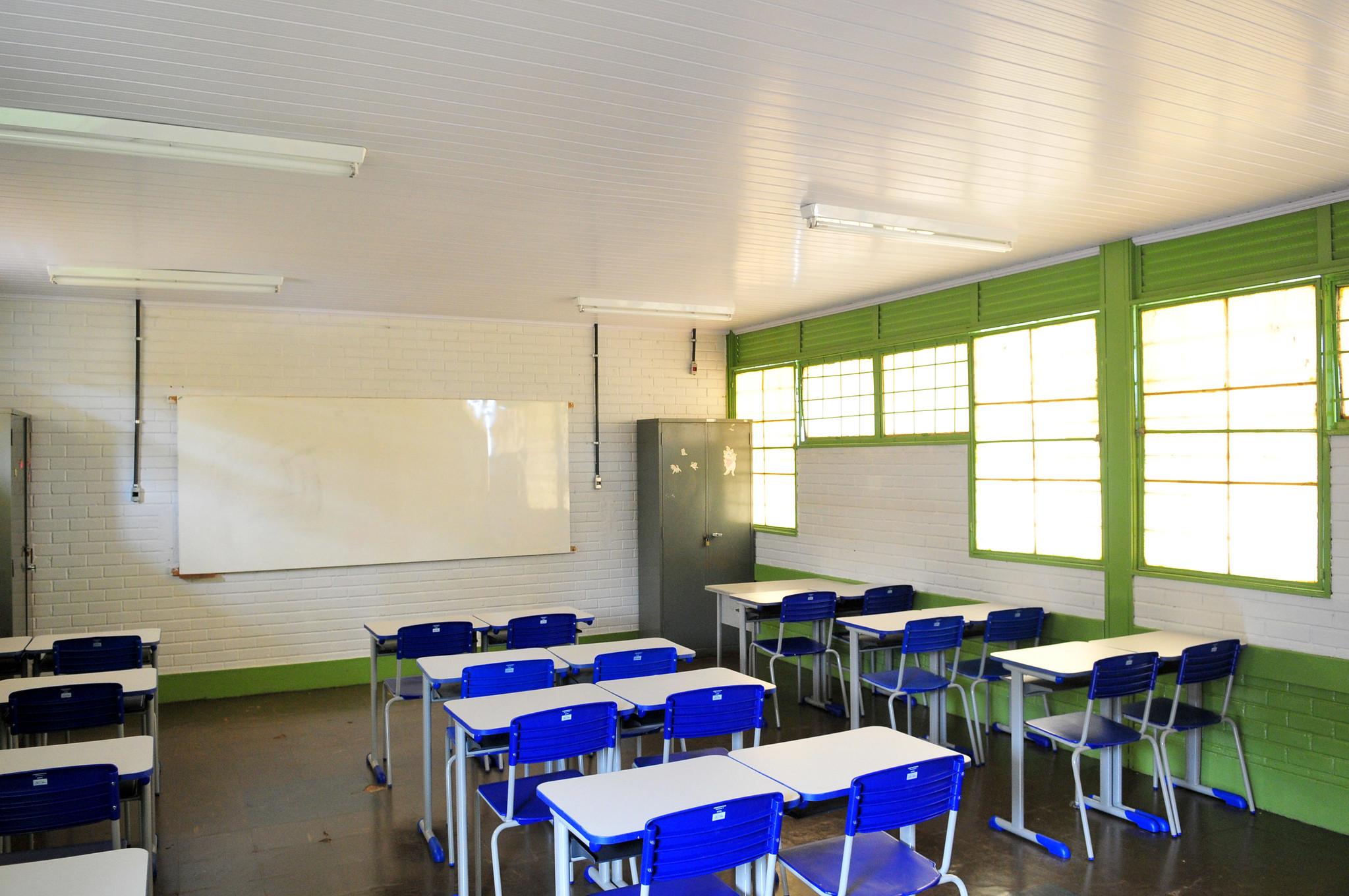 Sala de aula. Fundeb.