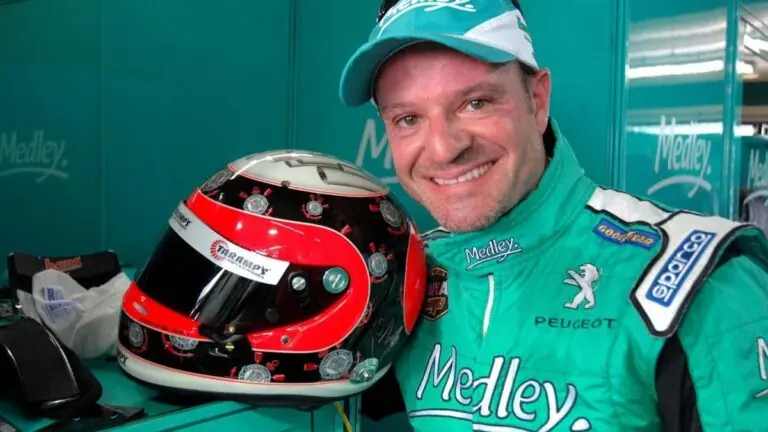 Fim de uma era? Barrichello comemora que vai receber vacina primeiro