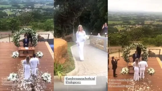 Andressa Urach se casa com Thiago Lopes e mostra suíte do casal