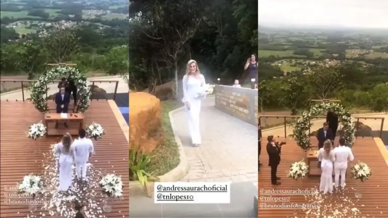 Andressa Urach se casa com Thiago Lopes e mostra suíte do casal