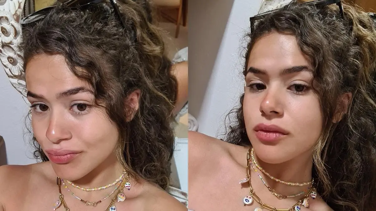 Na imagem a apresentadora Maisa