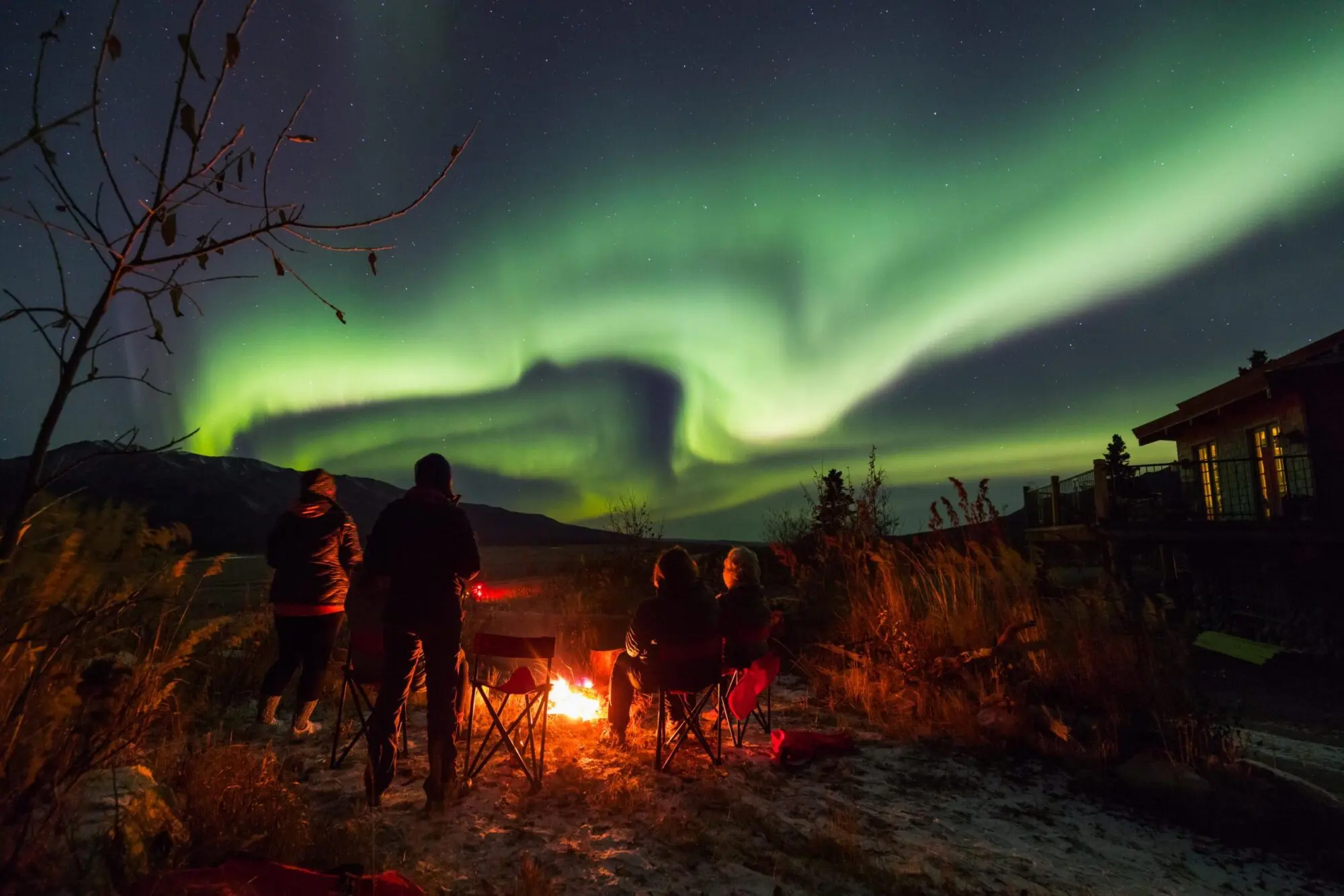 Aurora Boreal no Alaska. Foto: Alaska's Northern Lights Private Tours
