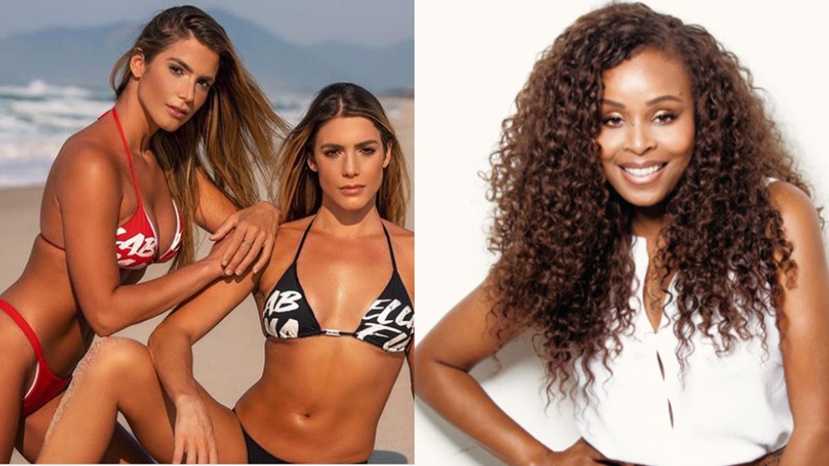 Na imagem Bia e Bianca e atriz Roberta Rodrigues