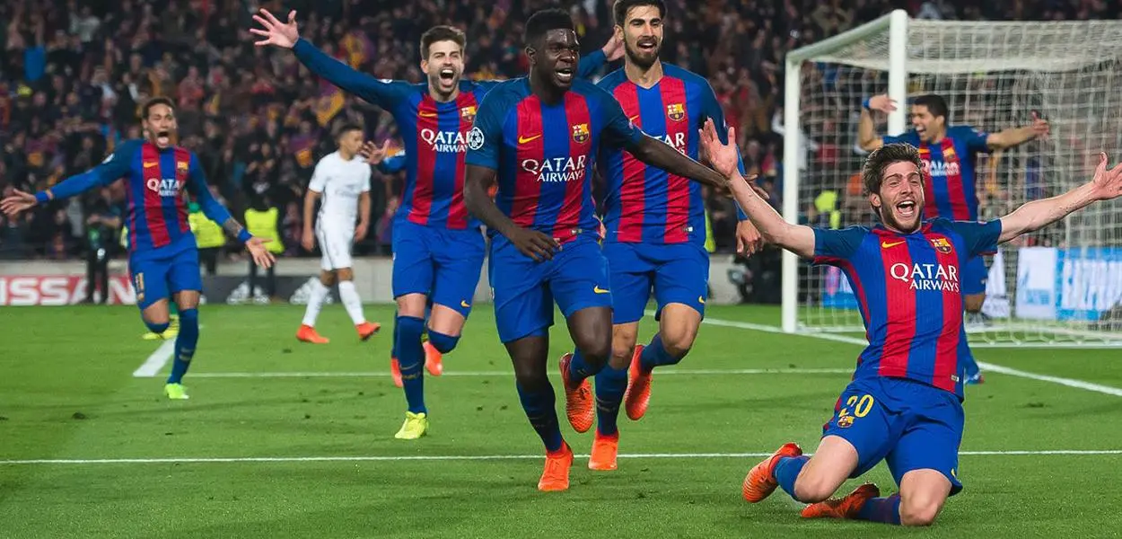 Virada histórica do Barcelona contra o PSG em 2017