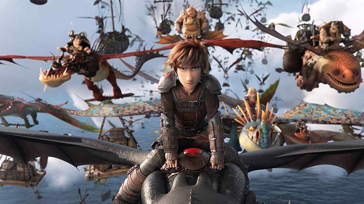 Imagem do filme Como Treinar o Seu Dragão da sessão da tarde de hoje