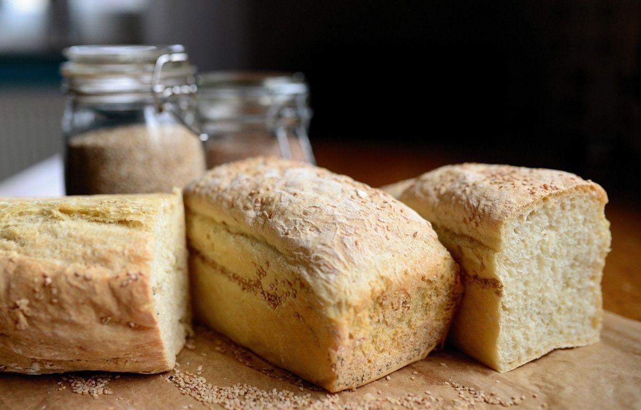 Imagem mostra pão caseiro