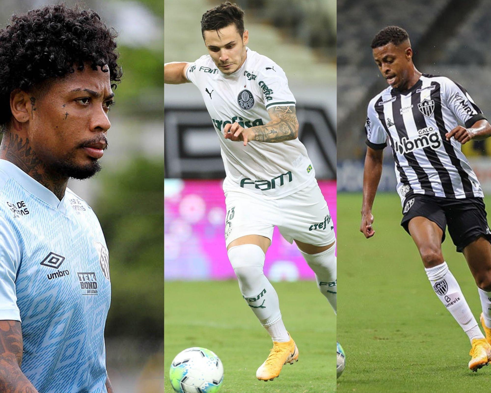 Imagem mostra jogadores que são dicas de capitães para o Cartola FC.