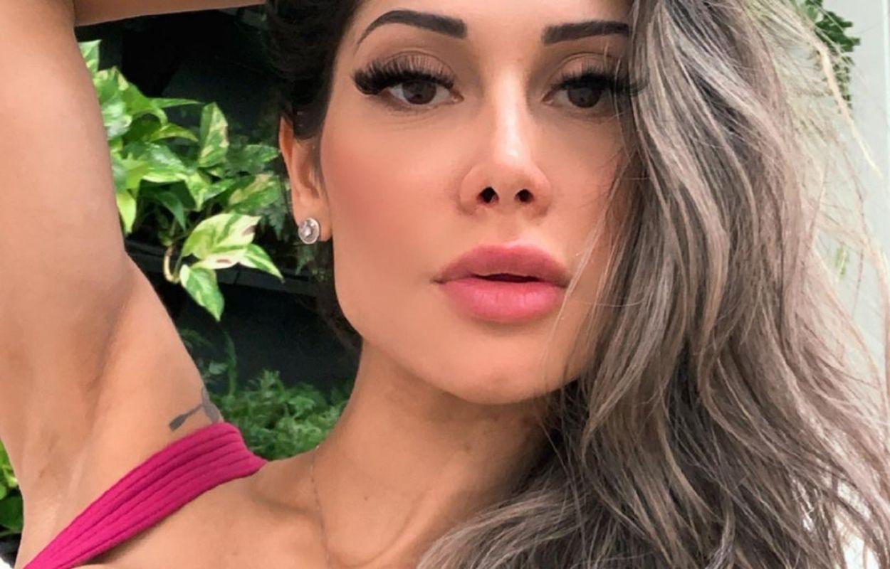 Imagem mostra rosto de Mayra Cardi