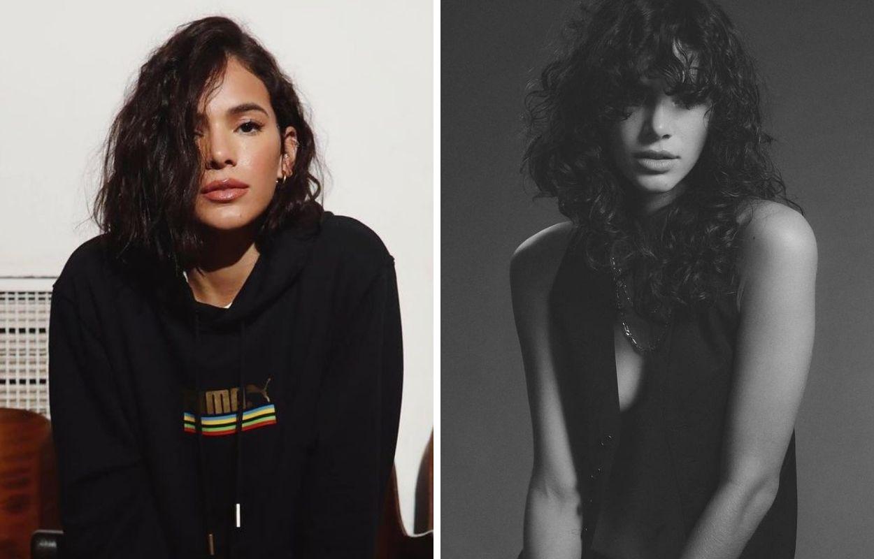 Imagem mostra mudança de visual da Bruna Marquezine