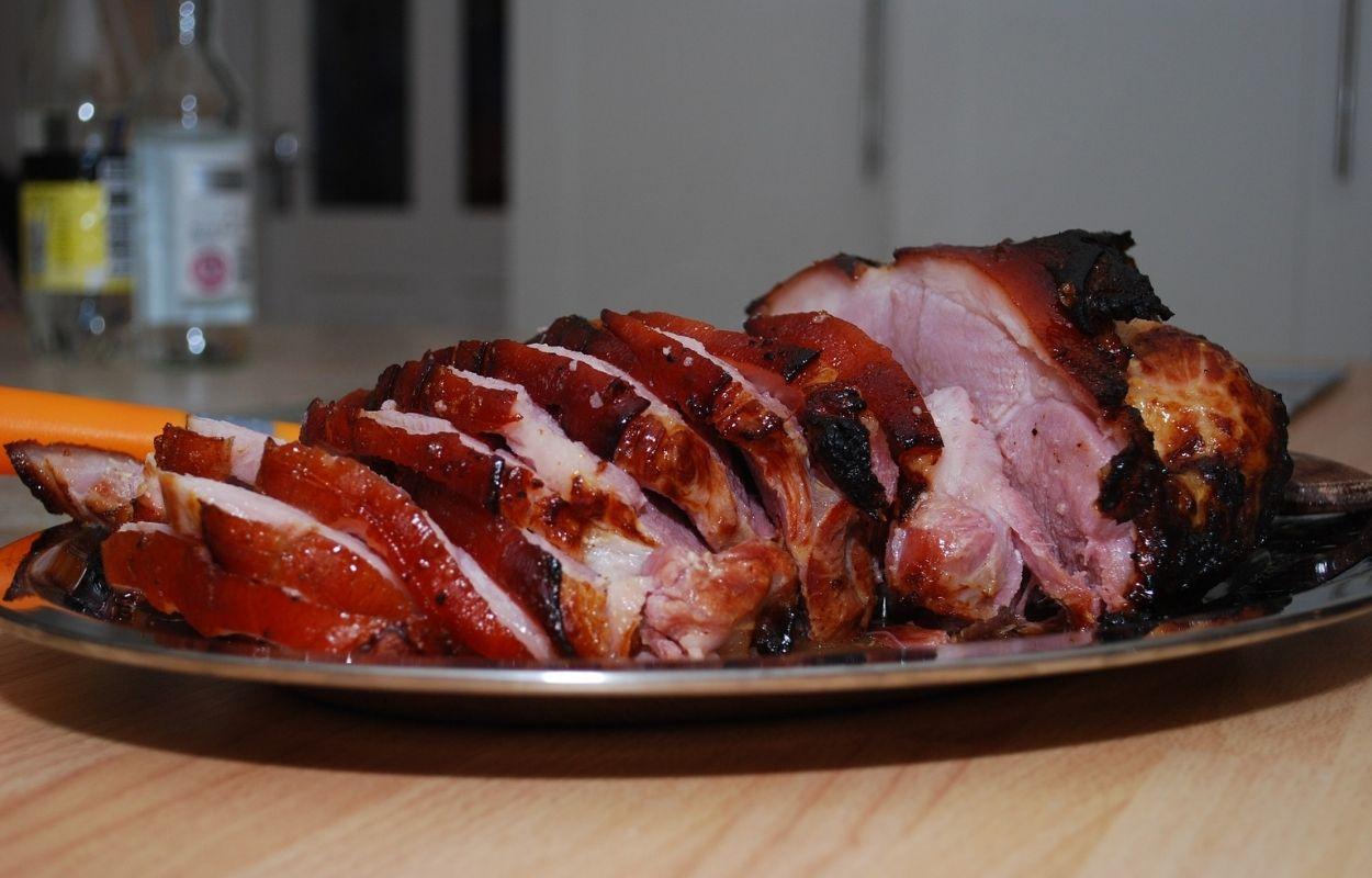 Imagem mostra receita de pernil