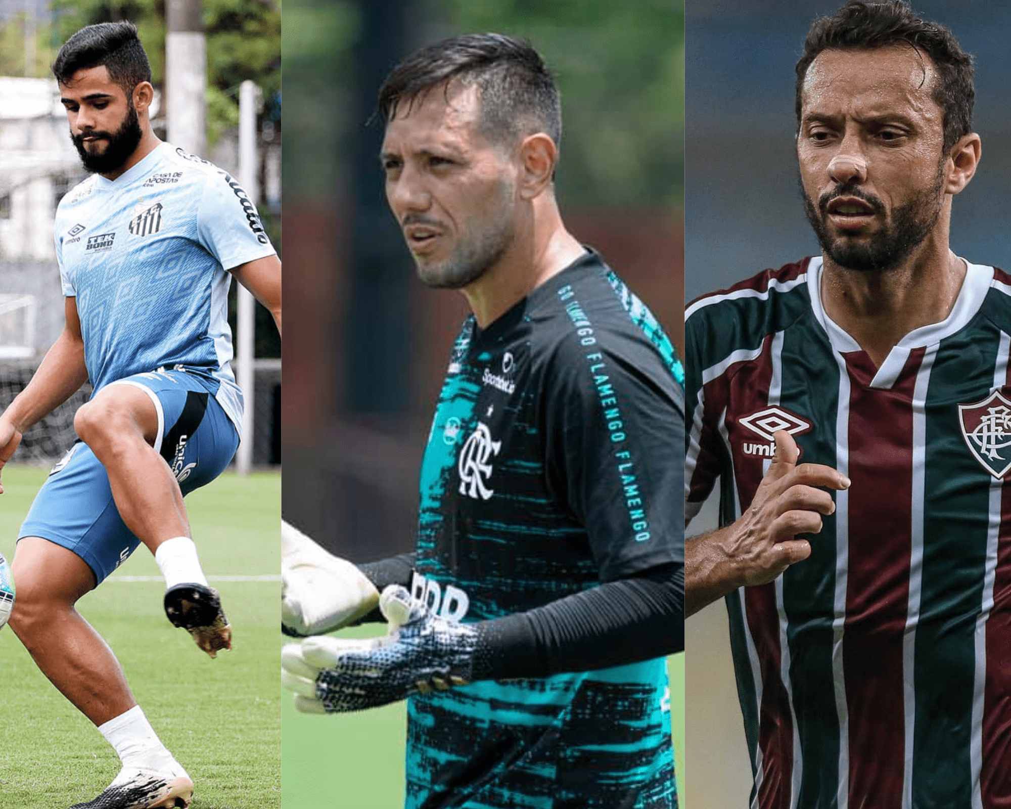 Imagem mostra jogadores que são dicas de valorização do Cartola FC