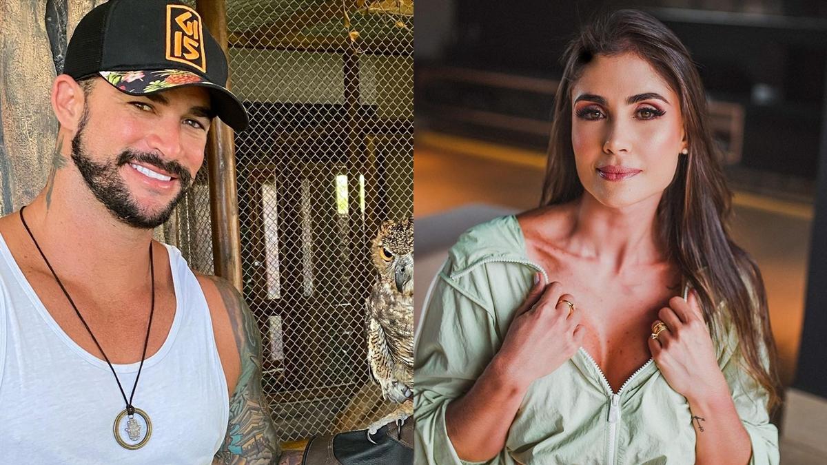 Na imagem Ex-BBB Rodrigo Carvalho e Thais Carvalho