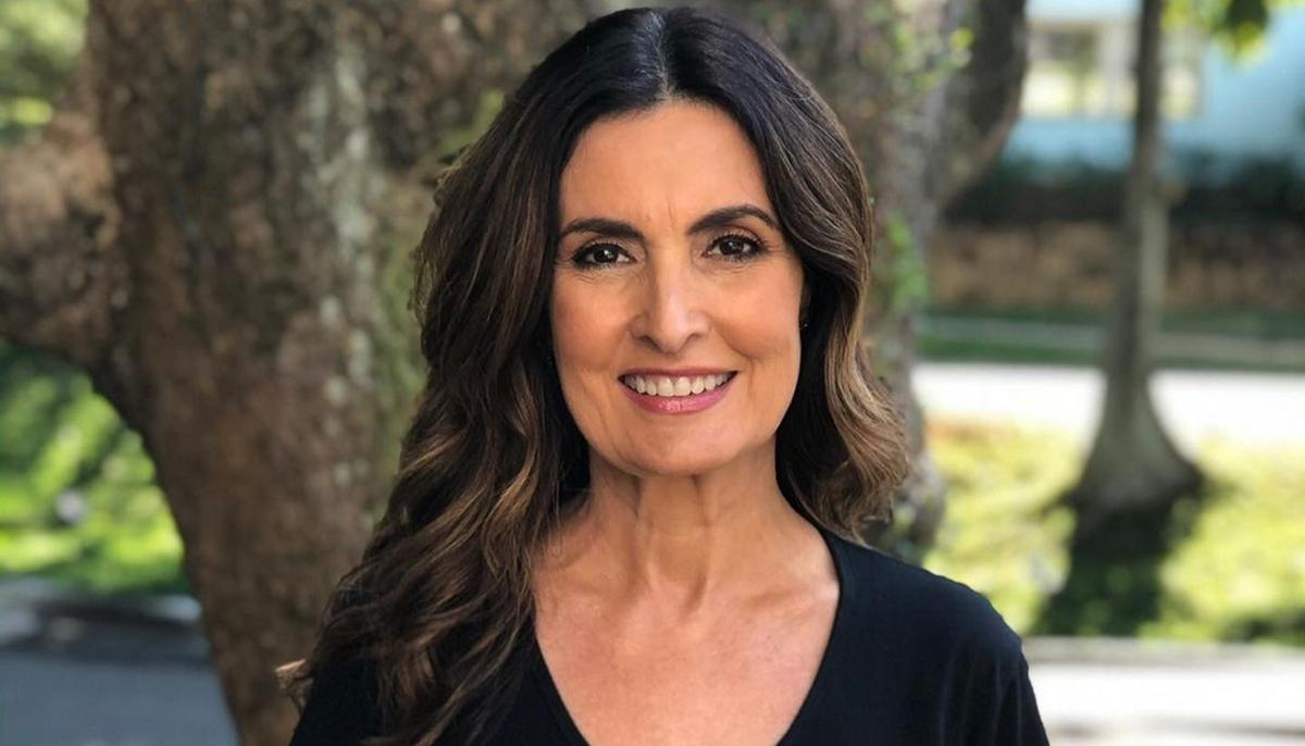 Na imagem a apresentadora Fátima Bernardes