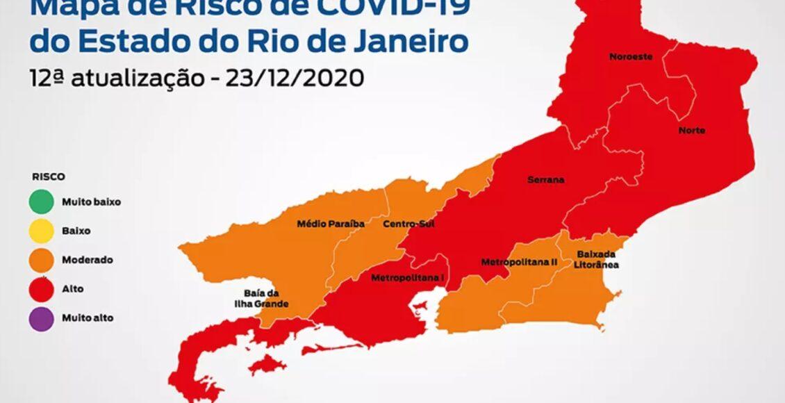 Mapa de risco Rio