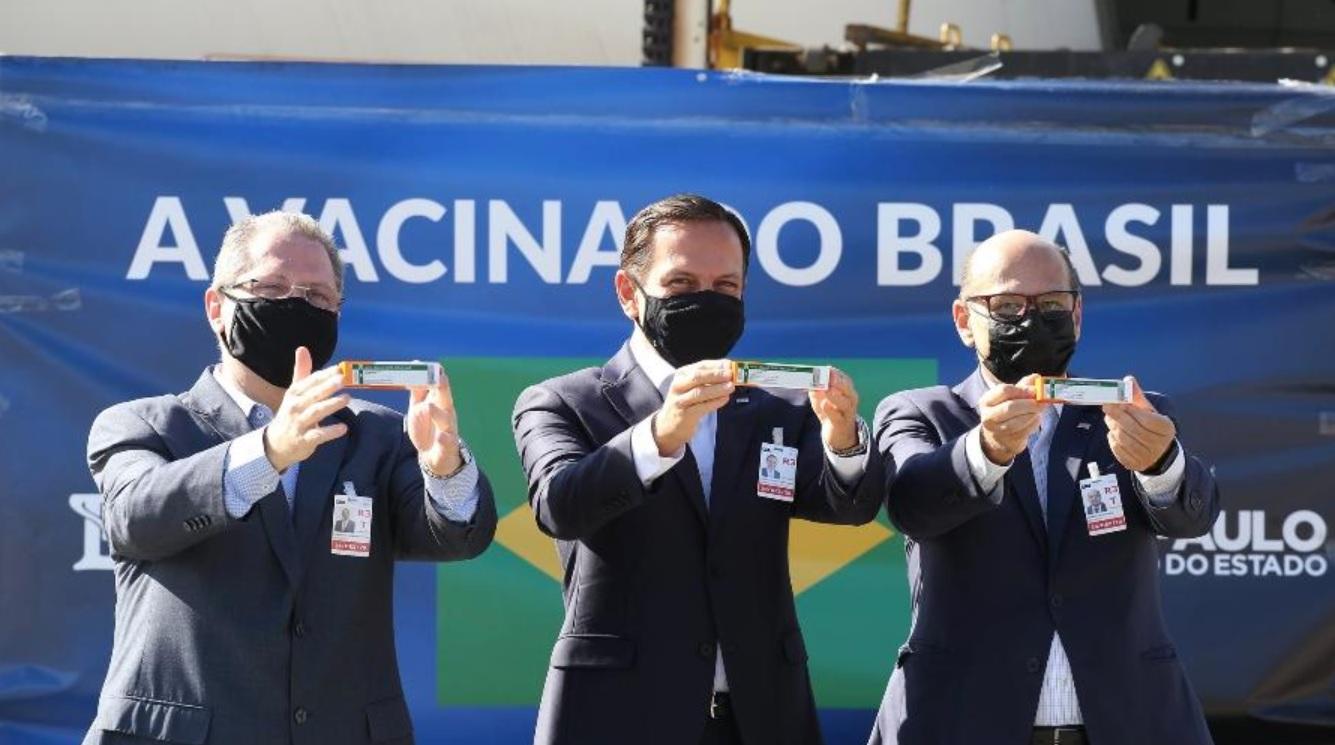 Dória com a coronavac