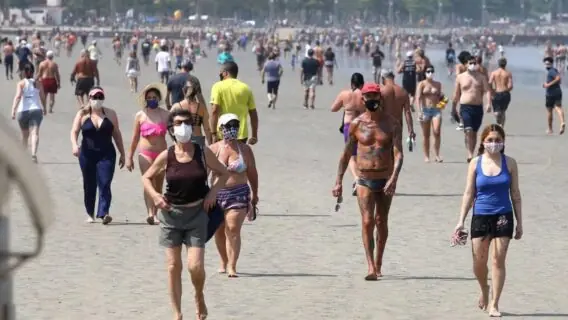 Litoral de SP vai manter as praias fechadas no réveillon