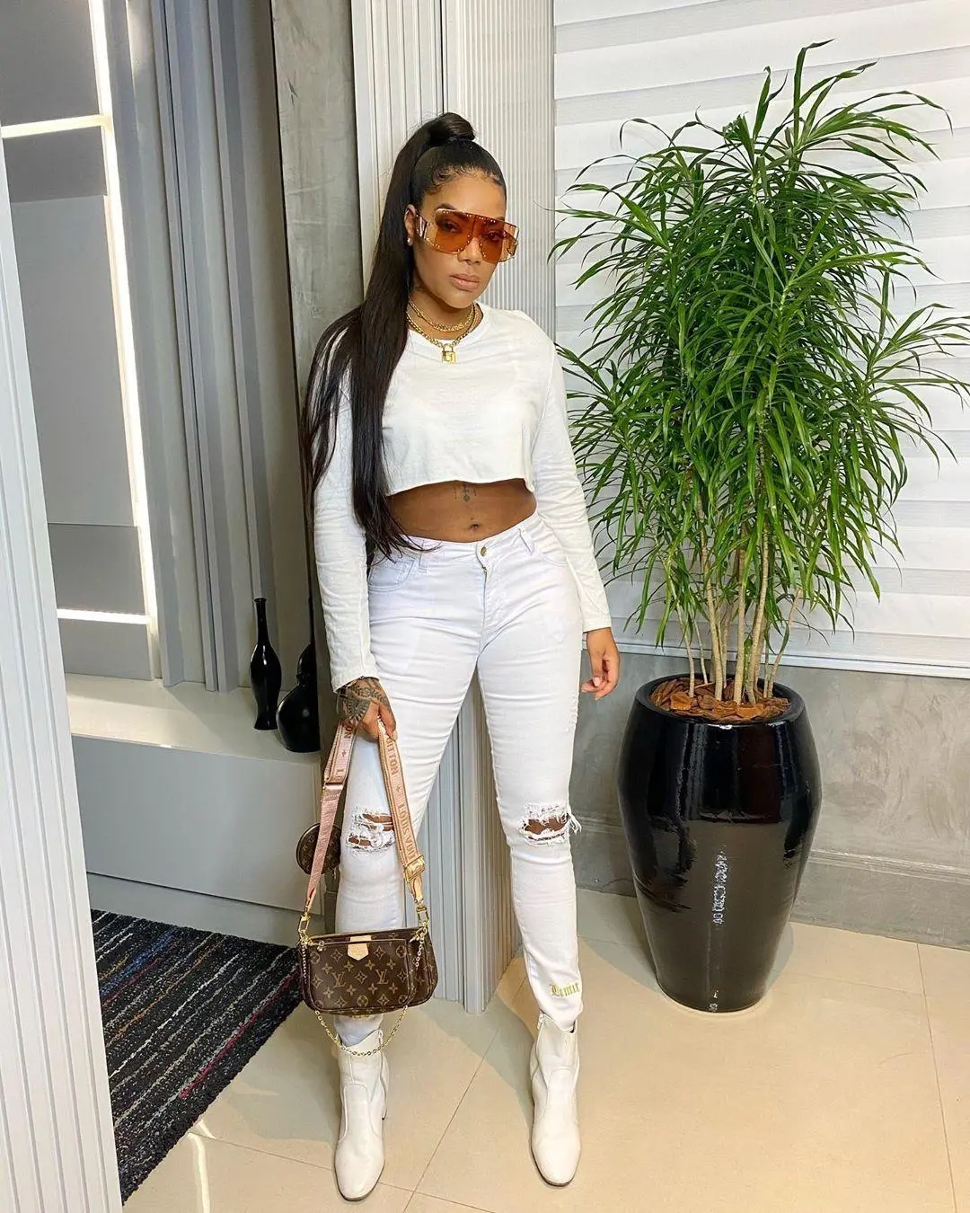 Na imagem a cantora Ludmilla