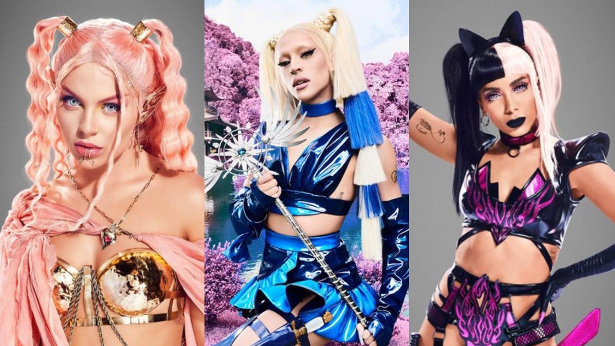 Na imagem as cantoras Luisa Sonza, Pabllo Vittar e Anitta em divulgação de Modo Turbo