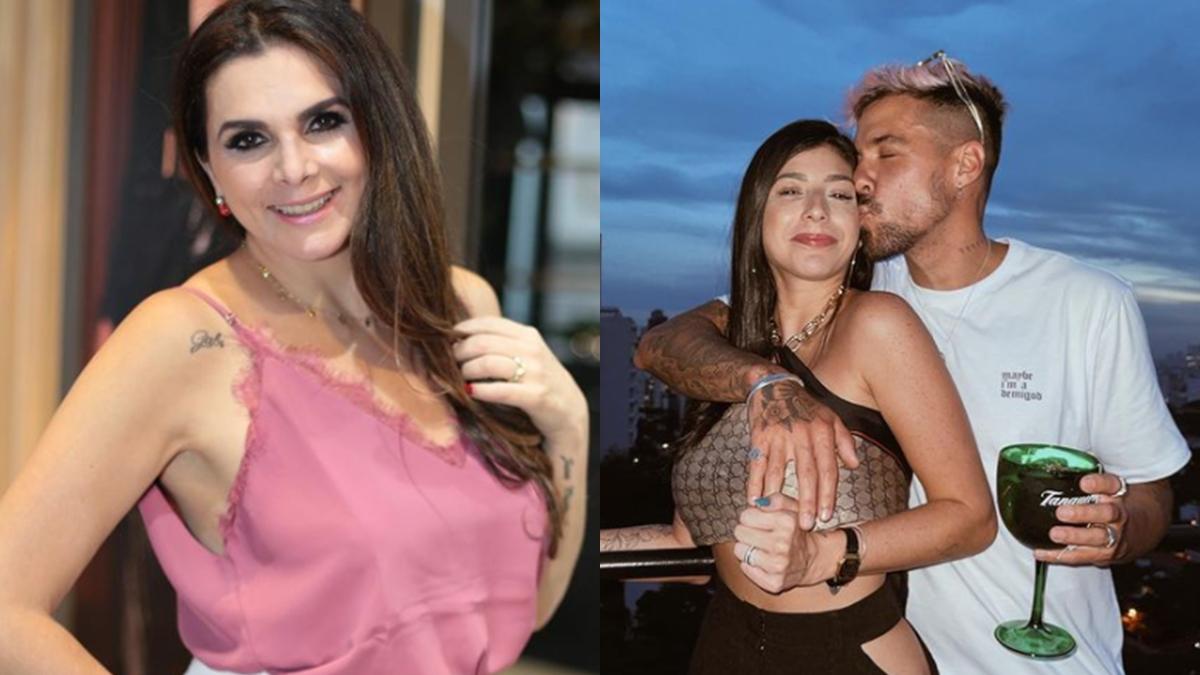 Na imagem fotos de Luiza Ambiel, Lipe Ribeiro e noiva, Yá