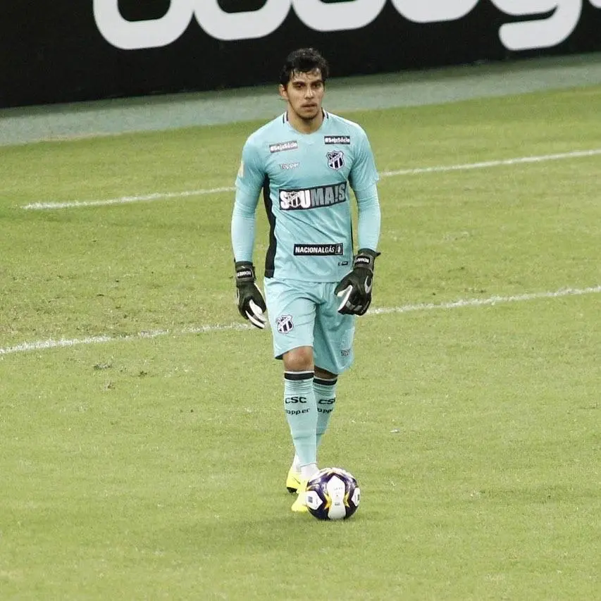 Imagem mostra goleiro do Ceará, Richard.