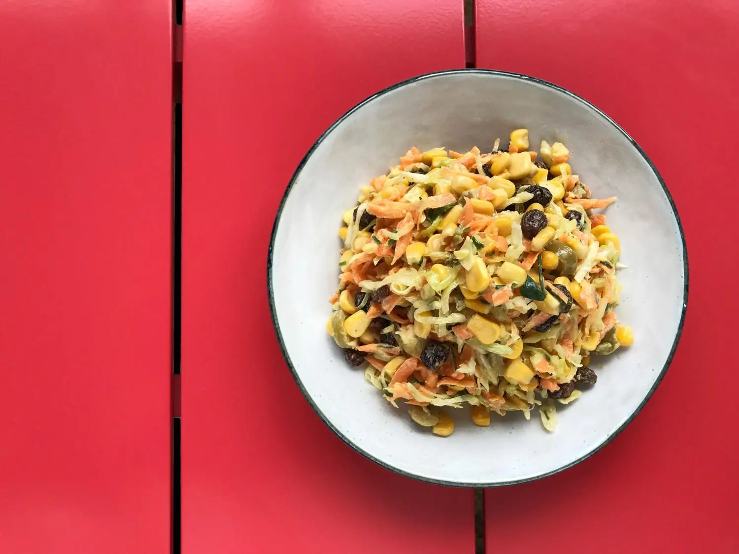 Ceia vegetariana - salpicão vegano 