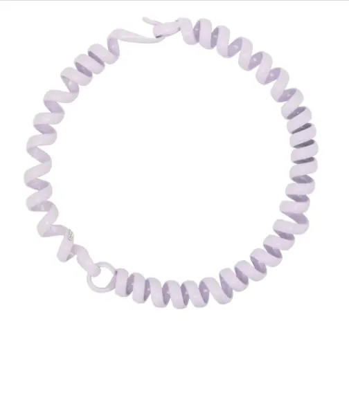 Imagem mostra colar estilo fio de telefone