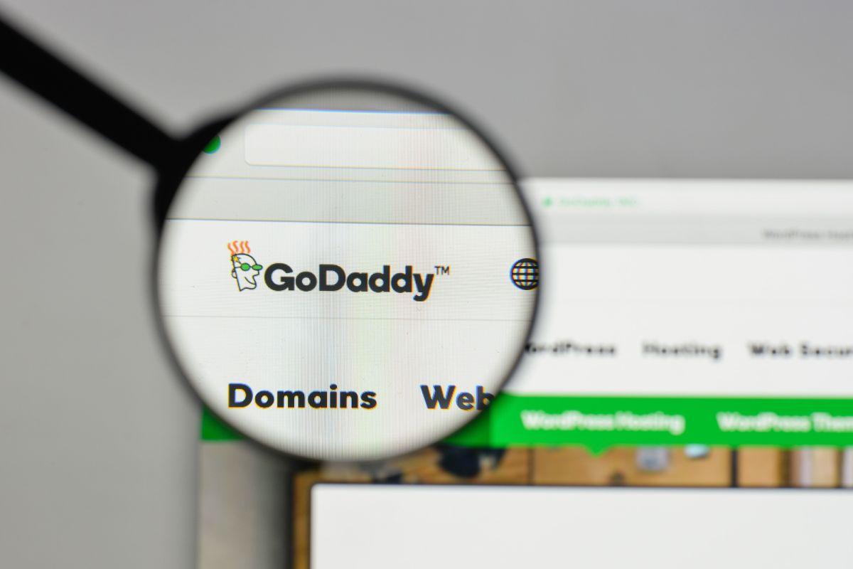 Teste de phishing da GoDaddy