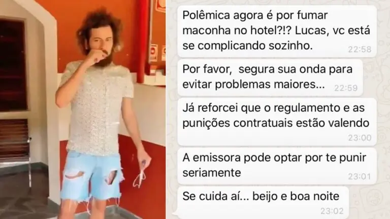 A Fazenda 12: Cartolouco explica cigarro suspeito em reality