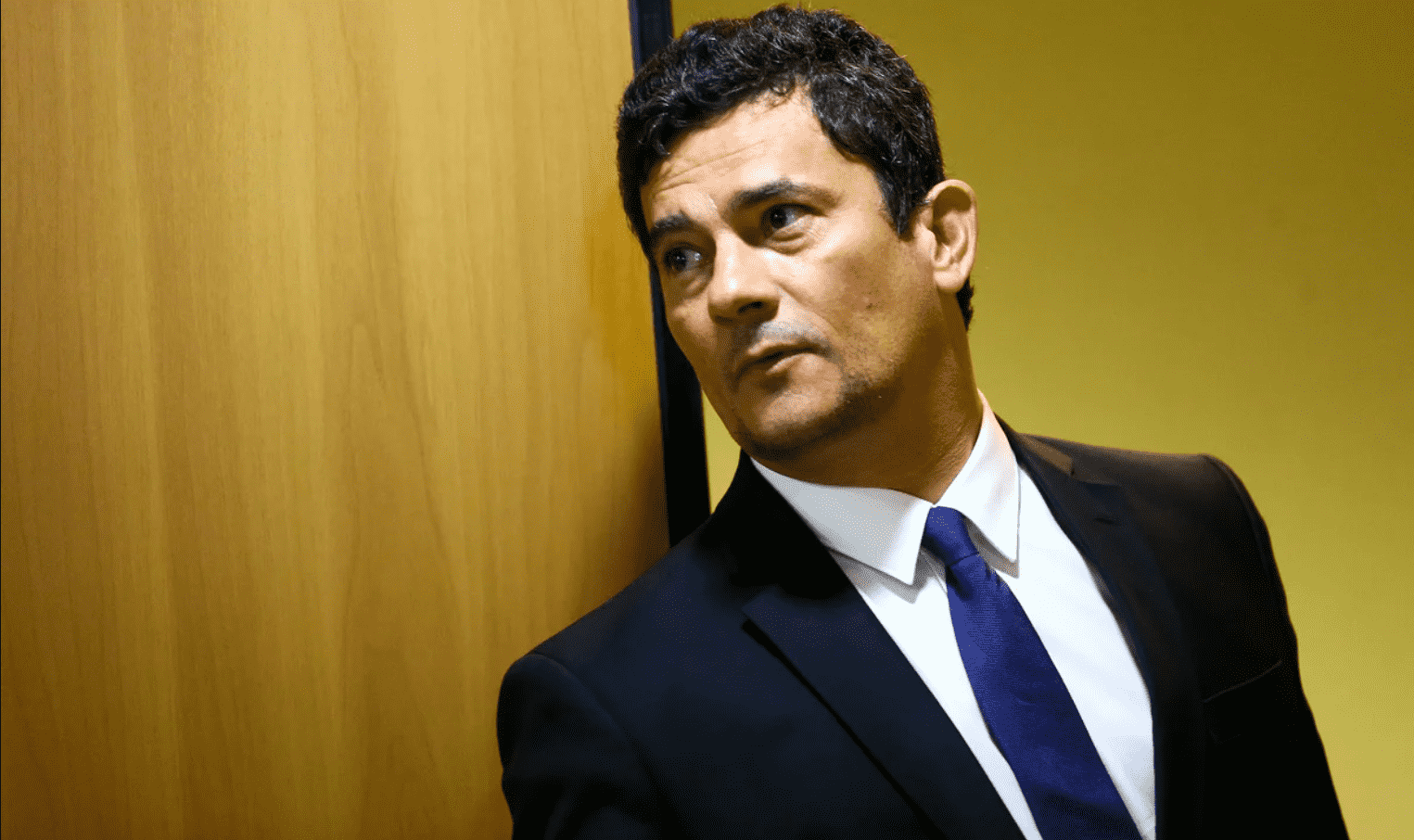 Foto mostra Sérgio Moro