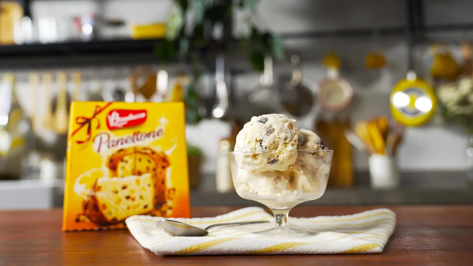 sorvete de panetone