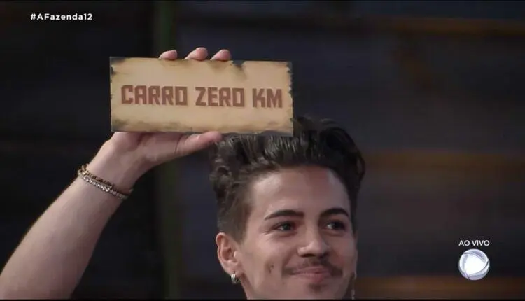 Biel ganhou carro em A Fazenda 12