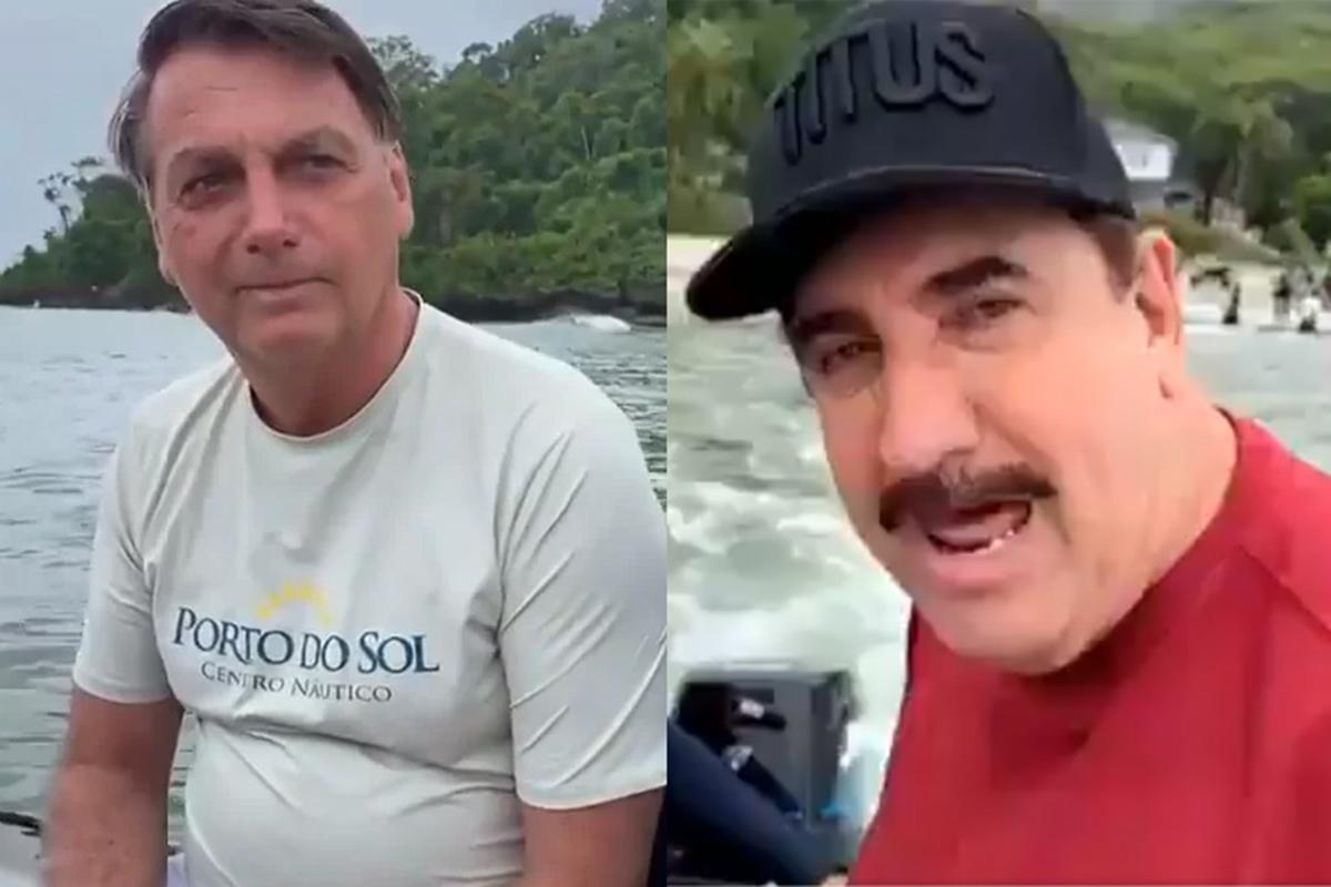 Imagem de Bolsonaro e Ratinho