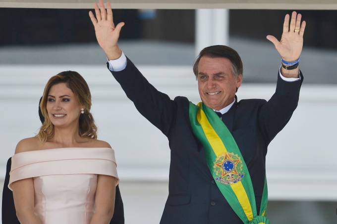 Bolsonaro e michelle