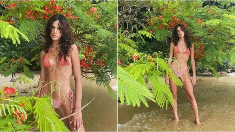 Salete adulta? Bruna Marquezine posa de biquíni em ilha