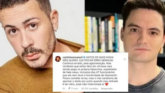 Carlinhos Maia alfineta Felipe Neto após vídeo vazado; veja a polêmica