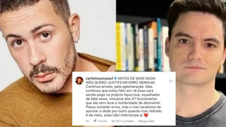 Carlinhos Maia alfineta Felipe Neto após vídeo vazado; veja a polêmica