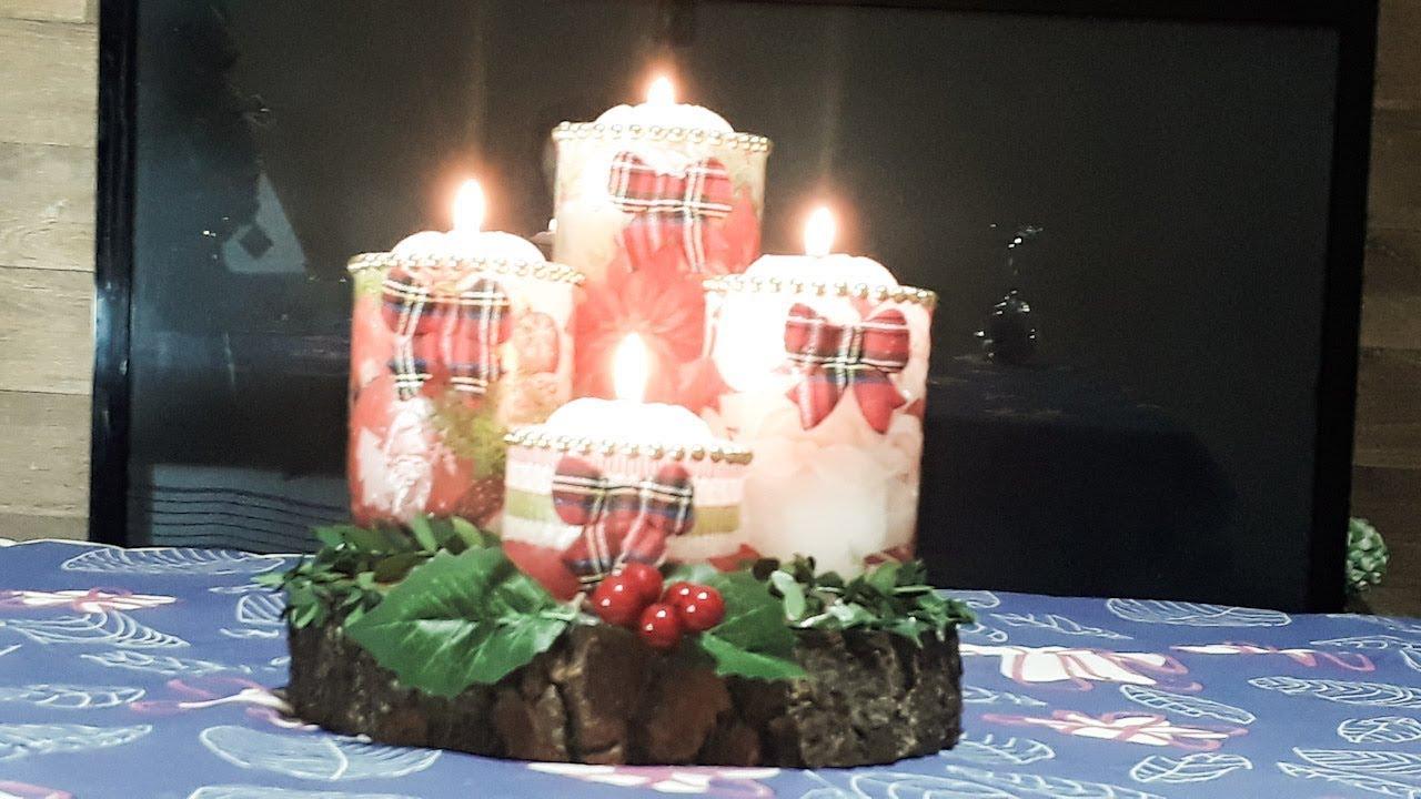 como fazer velas artesanais natal