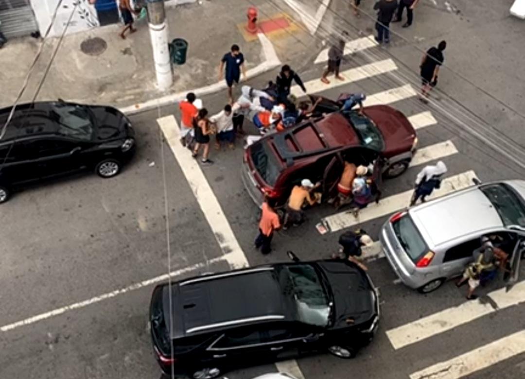 Veja comofoi o arrastão na Cracolândia em SP