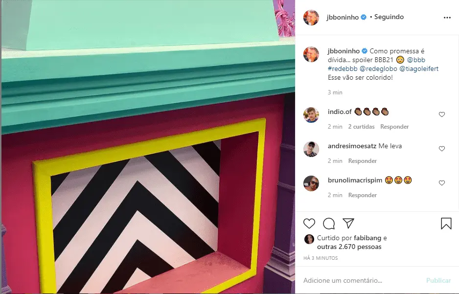 decoração bbb 21