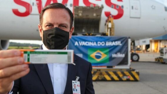 Vacinação contra Covid-19 em SP deve começar em 25 de janeiro