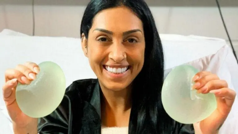 Ex-BBB Amanda Djehdian retira prótese de silicone: ‘estou livre’