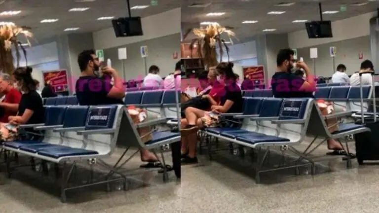 Ex-BBB Victor Hugo é visto em aeroporto horas após sair da UTI por Covid