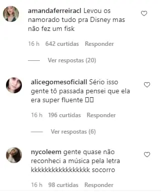  Imagem do Instagram sobre Larissa Manoela