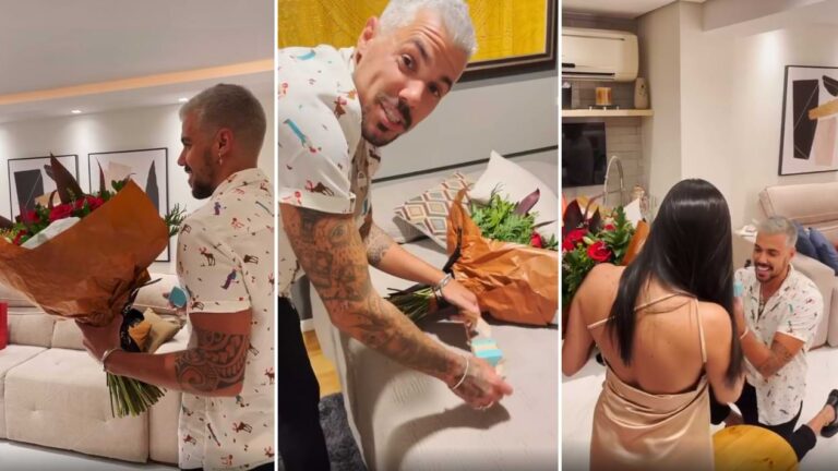 A Fazenda 12: Lipe faz pedido oficial de casamento; assista o momento