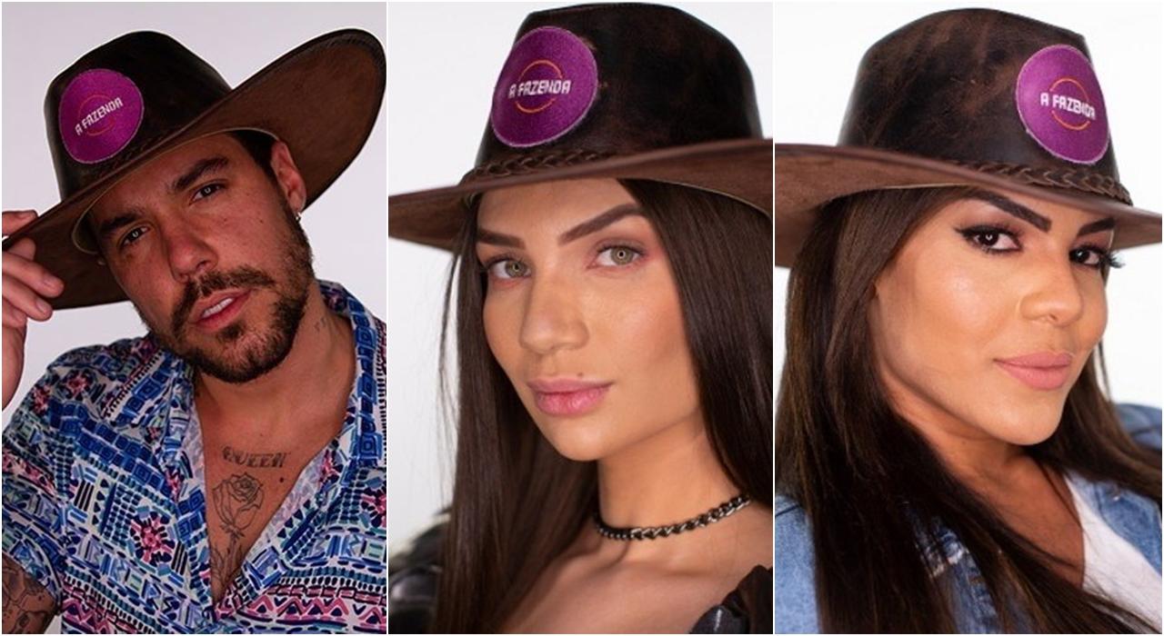 Imagem de Tays, Lipe e Stéfani em A Fazenda 12