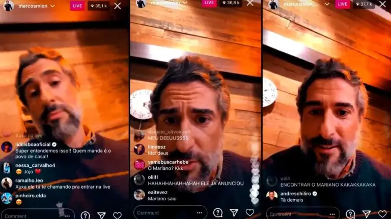 A Fazenda: em live, Mion revela eliminação de Mariano antes da hora
